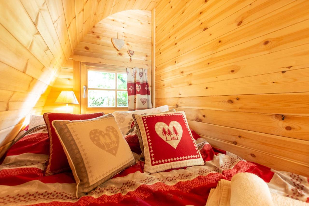 Cabane En Bois Avec Bain Nordique Asnieres-sur-Vegre Екстер'єр фото