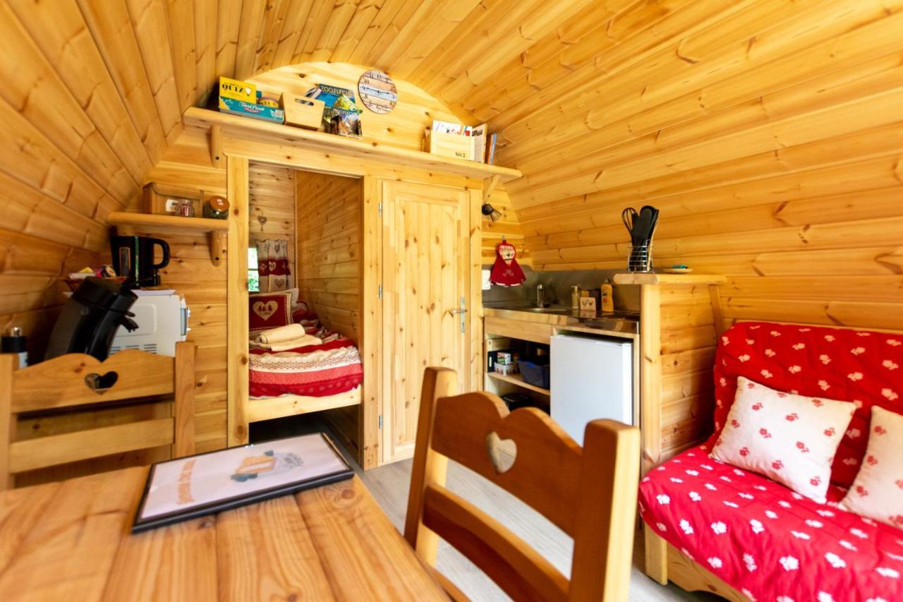 Cabane En Bois Avec Bain Nordique Asnieres-sur-Vegre Екстер'єр фото