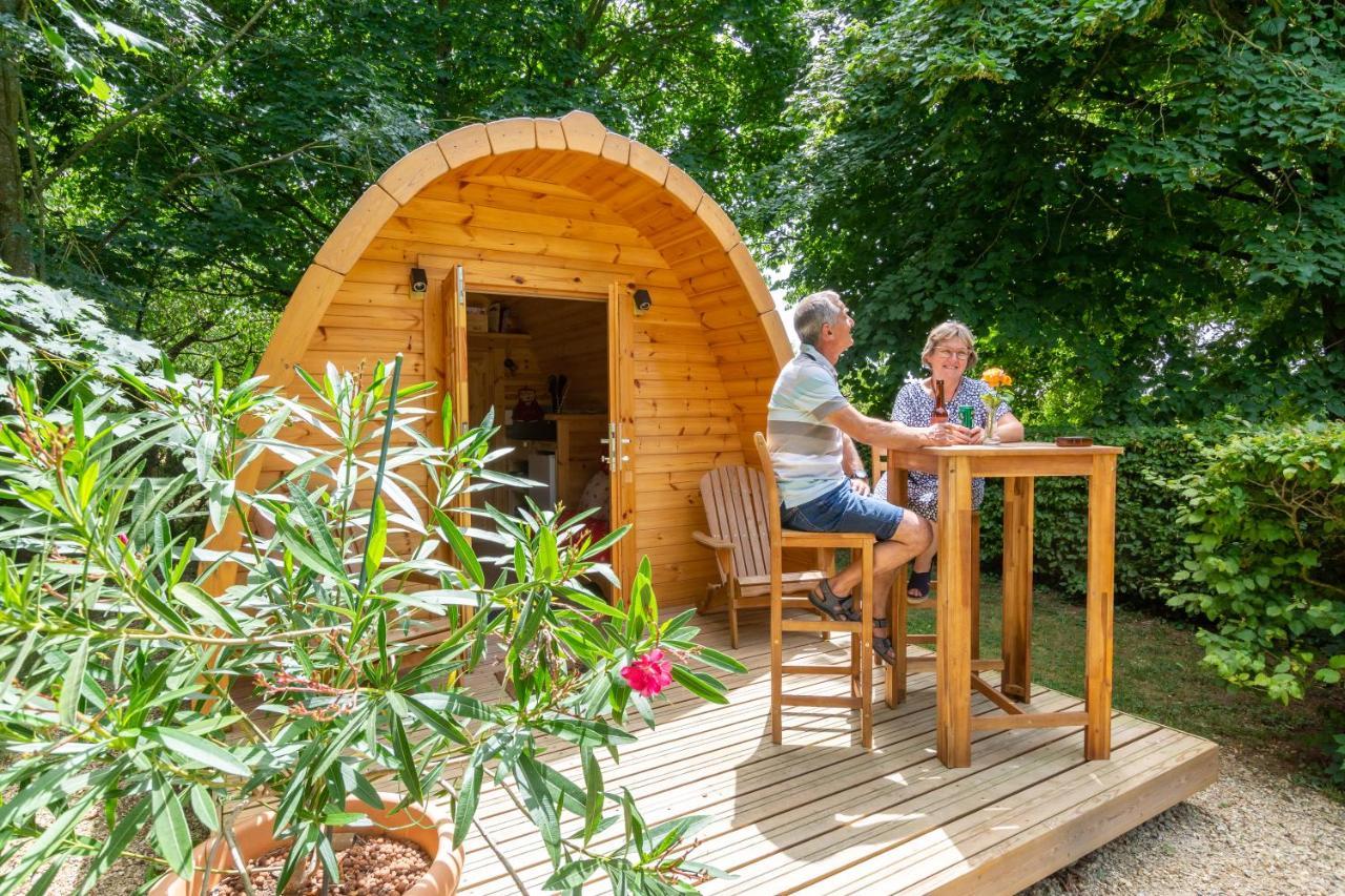 Cabane En Bois Avec Bain Nordique Asnieres-sur-Vegre Екстер'єр фото