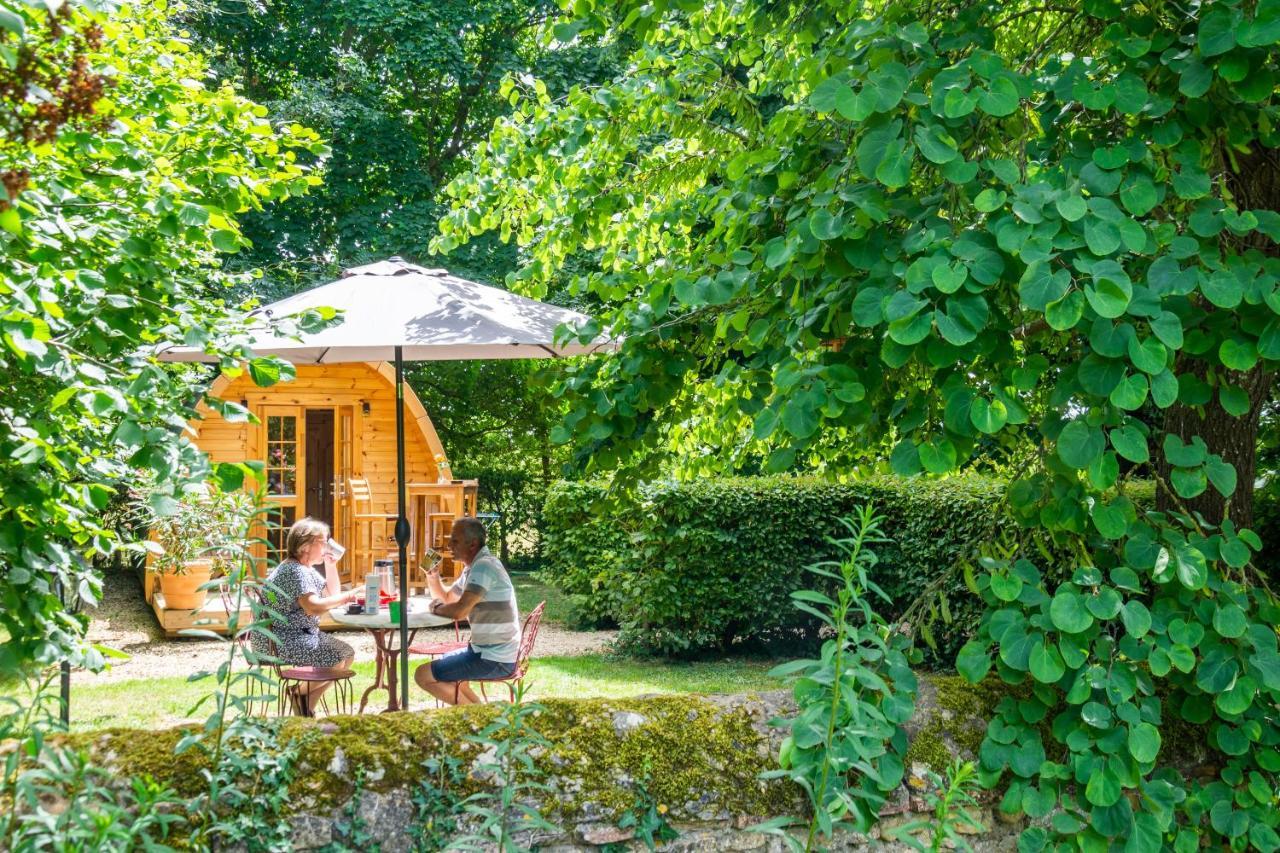 Cabane En Bois Avec Bain Nordique Asnieres-sur-Vegre Екстер'єр фото