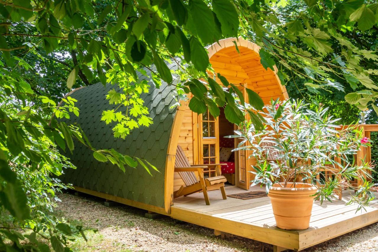Cabane En Bois Avec Bain Nordique Asnieres-sur-Vegre Екстер'єр фото